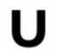 Letter U